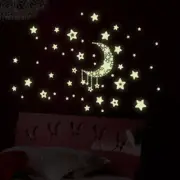 Luminous Moon Stars Wall Stickers -Glow In The Dark Sticker Kids Room Home Decor