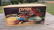 Vintage Pyrex Woodland 3-Piece Bake, Serve & Store Set A70-6-S - New in Box, Col