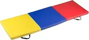 Zxpjkyu Folding Exercise Mat Gymnastics Balance Mat 5.9ft x 2ft Tri Fold for MMA Tumbling