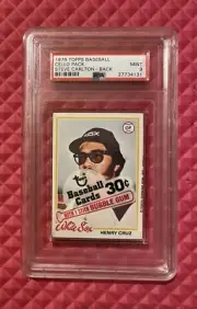 1978 TOPPS Baseball Unopened Cello Pack PSA 9 Steve Carlton Back Phillies M145