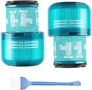2 Pack Filter Replacement for Dyson V15 Detect,V15 Detect +,V11 Torque Drive,V11 Animal,SV14 Cordless Stick Vacuum Cleaner,Replaces Part No. 970013-02(Blue-green)