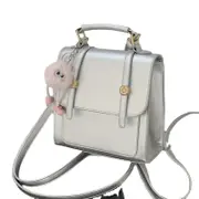 Niche Bag High-end Silver Backpack Fashion Cross-border Casual Backpack for Women
