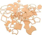 TEMPNAP 54pcs Acrylic Quilting Templates Set Multi Pattern DIY Supply for Sewing Embroidery Crafts Transparent Stencils for Patchwork Handmade Projects