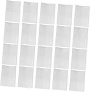 WEKAMOS Waterproof Book Covers 20pcs Plastic Book Protectors for Students Notebooks