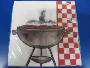 Grillin' Classic Picnic Cookout BBQ Summer Theme Party Paper Luncheon Napkins