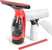 STARK Cordless Window Vacuum Cleaner WC 2000 Home, Set with Removable Water Tank, Spray Bottle, Spare Wiper Blade and 2 Microfibre Wiper Covers