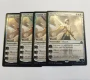 MTG Magic The Gathering Elspeth, Sun's Champion Duel Deck Foil L@@K Playset x4
