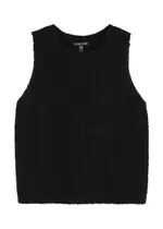 Eileen Fisher Bouclé Cotton Tank - Black - L (UK 18-20 / XL) L (UK 18-20 / XL)