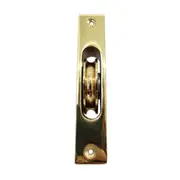 Superior Brass Sash Cord Pulley - Available in Various Finishes