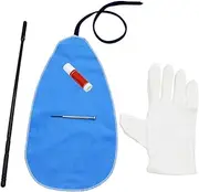 1set Wind Instrument Cleaning Tools Set Flute Saxophone Piccolo Maintenance Kit with Cloths Accessory for Instrument Care