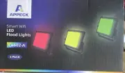 Appeck Wifi Outdoor LED Flood Lights Smart APP Spotlight Lamp 4 Pack