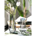 VASE FURNISHING ARTICLES FLOWER ARRANGING TRANSPARENT GLASS