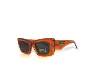Prada SPR13ZS 13 10N5S0 Crystal Orange Dark Gray Sunglasses 13ZS