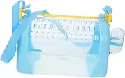 Portable Hamster Cage for Travel Safe Convenient Pet Carrier for Small Animals for Outdoor Adventures Vet Visits Transparent Design for Easy Observation