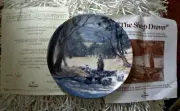 The Early Settlers Collector Plate-The Sheep Drover -Certificate of Authenticity