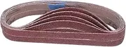 OSOLADY 10pcs Sanding Belts for Pneumatic Belt Sander Circumference Grit for Metal Polishing for Prolonged Use
