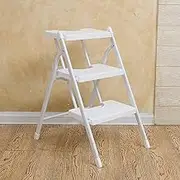 L68 Safety Ladder,3 Steps, Multifunction Tray, Hinge Protection (Size : 2 Tier)