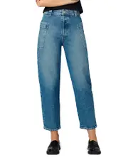 Joe's Jeans The Phoebe Patch Pocket Barrel Jeans in Refined Wash