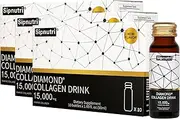 Diamond Liquid Collagen Drink, 15000mg Patented Marine Collagen Peptides, Hair Skin Nails Joints Bones Support, 50ml x 10 Bottles (3 Boxes)