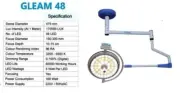 Gleam-48 Surgical LED OT light, 170000 Lux intensity