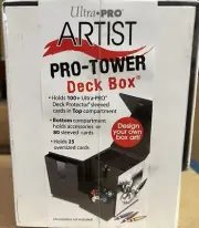 Ultra Pro Artist PRO TOWER DECK BOX Brand New