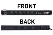 CyberPower CPS1215RMS 1U Rackmount Surge Protector – 12 Outlets, 120V/15A