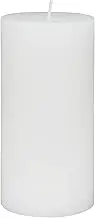 Zest Candle Pillar Candles, 3 by 6-Inch, White Citronella
