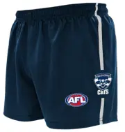 AFL Home Baggy Shorts - Geelong Cats - Adult - Supporter - Burley Sekem