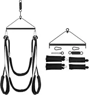 DTRNYCZ BDSM couples love swings with extra wide cushion and all accessories, Sm bondage kit ceiling swing can hold up to 200 kg