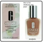NIB Clinique Superbalanced Makeup Foundation Honeyed Beige CN 73 (M)
