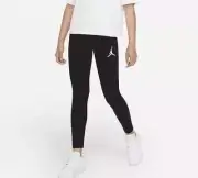 NWT Air Jordan LEGGINGS Toddler Girls Jumpman Logo Black White size 3-4