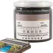 Sand Effect Miniature Basing - 200ml Simulation Earth Texture Basing Sand Mud,Beginners-Friendly Crafting Accessory Friends Classmates Use for School, Home