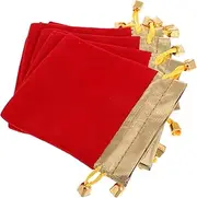 Ipetboom 10pcs Miniature Velvet Drawstring Bags Pouches for Jewelry Accessories Small Item Storage Lightweight Durable for Travel and present Packaging