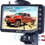 Magnetic Solar Wireless Backup Camera - Voice-Controlled, No-Drill Installati...