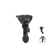 75mm Half Bowl Base Leveling Adapter with 180o Foldable Handle Tripod/fluid Head Aluminum Tripod Leveler