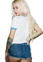 [Wildfox Couture] I Heart Buffets Vintage Ringer Tee