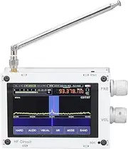 DSP SDR 3.5in LCD Touch Screen Short Wave Radio Aluminum Alloy Heat Dissipation