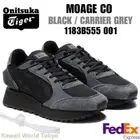 Onitsuka Tiger MOAGE CO BLACK / CARRIER GREY 1183B555 001 UNISEX NEW! F/S