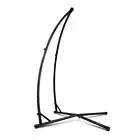 Hammock Chair Stand for Hanging Air Porch Swing Chair (Black)