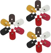 Tofficu 3sets Protective Covers for Nail Scissors Manicure Scissor Pouches Clipper Bag Snap Button 5-pack Craftsmanship 6pcs*3