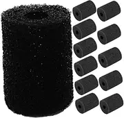 Abaodam 12Pcs High Density Pool Cleaner Tail Sponge Attachments for Efficient Hose Tail Replacement Scrubber Compatible with Various Pool and Ensures Water