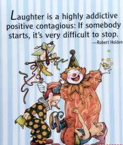 Mary Engelbreit Handmade Magnet-Laughter Is A Highly Addictive Positive