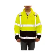 High-Visibility Jacket, ANSI Compliant, Waterproof, Large -J27122.LG