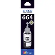 Epson T664 Eco Tank Ink Bottle Black