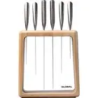 Global Hashira 7pc Knife Block Set Maple 79672