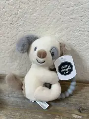 MARY MEYER SOFT PLUSH RATTLE TEATHING TOY VANILLA PUPPY SPARKY PUPPY RATTLE NEW