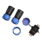 SP21 3Pin Pair Panel Mount Waterproof Connector Plug-Socket,Wire-Connector 30A
