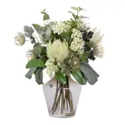 Glamorous Fusion Protea Artificial Faux Plant Flower Decorative Mixed Arrangemen