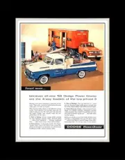 1958 Dodge Power Giants Smart Move. - Matted for 11x14 Frame