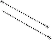 PWACCS Pressure Washer Wand Extension Kit — Dual Stainless Steel Power Washer Lance for Pressure Washing Accessories — M22 to 1/4" Quick Connect — 17 Inch Both